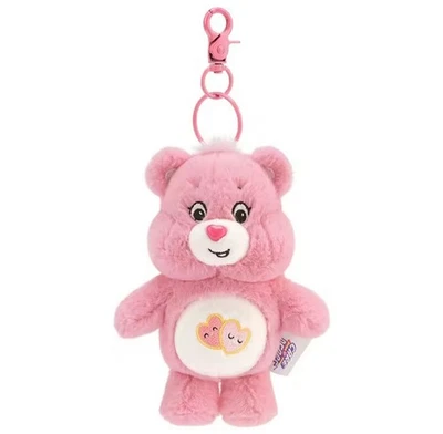 Peluche Bisounours Rose Clair Grosbisou Porte Clé/ Sac À Main - Photo 1/4
