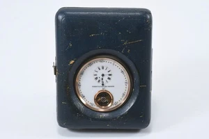 Q40B22- Perret & Fils Les Brenets Taschenuhr im Etui Leder - Picture 1 of 12