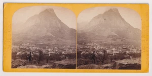 STEREO William England c.1870 - Glarus et le Glarniseh - Vintage albumen print - Picture 1 of 1