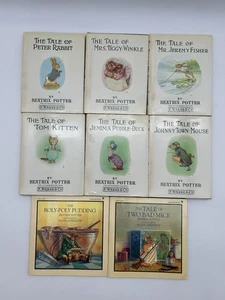 8 Beatrix Potter Books (6 HB and 2 PB) Peter Rabbit etc. good condition - Picture 1 of 10
