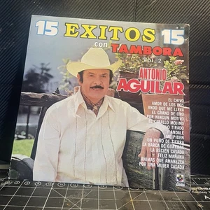 ANTONIO AGUILAR / 15 Exitos BANDA  Vol 2 /  LP Vinyl Mexico Import - Picture 1 of 5