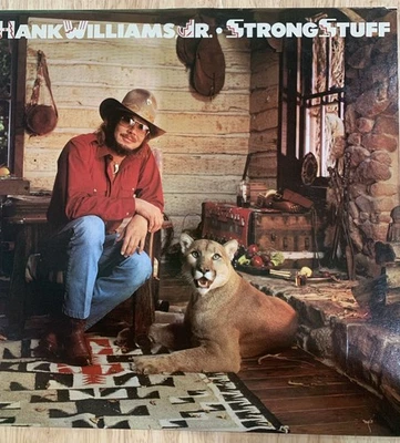 Hank Williams Jr. Strong Stuff  1982 Elektra LP Masterfonics Excellent Con - Image 1 of 4