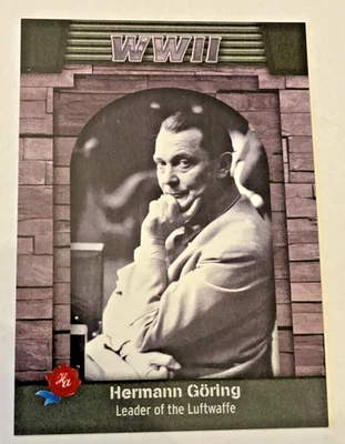 Herman Goring 2025 Historic Autographs WW2,  Redemption Card, 1 of 500 made,W2A7 - Image 1 of 2