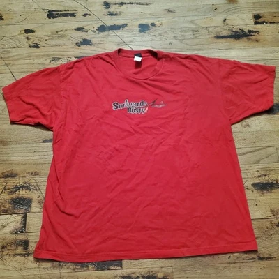 Vintage 90s Rusty Surfboards Size 2xl Graphic Logo T-Shirt Double Sided  - Image 1 of 4