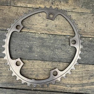 Vintage Shimano Biopace 42T Chainring 130 BCD 5-Bolt Road Bike Japan Oval 1980s - Picture 1 of 11