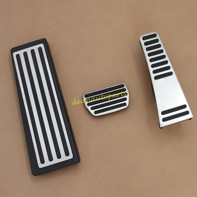 3Pcs Footrest Dead Gas Brake Pedal Pad Cover For Volvo S60 V60 S90 V90 2019-2025 - Image 1 of 4