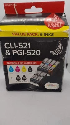 GENUINE Canon PGI520 + CLI521 (Set of 5) Ink Value Pack missing magenta - Image 1 of 2