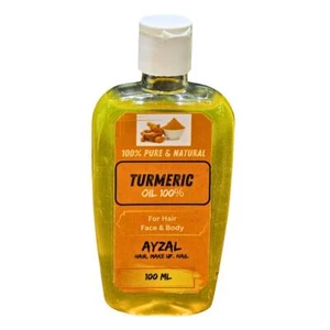 Aceite de cúrcuma Ayzal - 100 % puro y natural para el bienestar del cabello, la piel y el cuerpo - Imagen 1 de 9