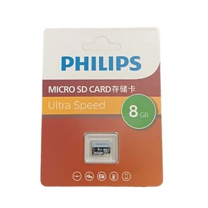 Philips Micro SD Card 8 GB Ultra Speed Universal Camera Phone New - Zdjęcie 1 z 2