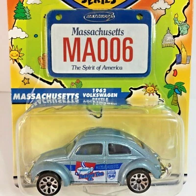 火柴盒横跨美国 50 岁生日系列 MASSACHUSETTS '62 大众 Bettle - #006 — 第 1/4 张图片