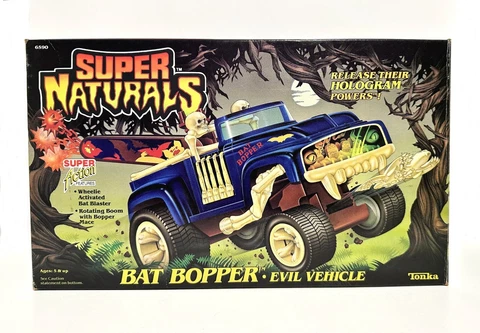 Vintage 1987 Tonka Super Naturals Bat Bopper Evil Vehicle Cover