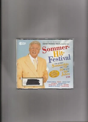 3 CD  Box ZDF Dieter T. Heck präsentiert Sommer HIT - Festival 70 er 80 er 90er - Bild 1 von 2