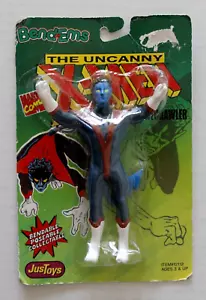 BENDEMS X-MEN NIGHTCRAWLER JUST TOYS 1991 6 INCH BENDABLE - Picture 1 of 2
