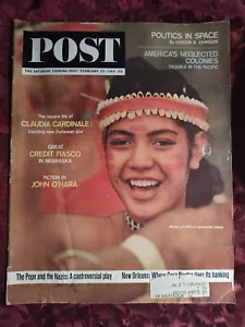 Saturday Evening POST February 29 1964 CLAUDIA CARDINALE - Picture 1 of 1