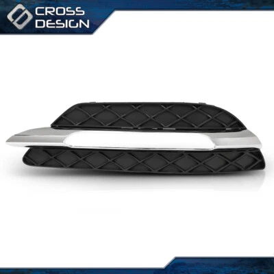 Front Bumper Grille Cover Left Driver Fit For 2012-2015 Mercedes-Benz C250 C350 Foto 1 de 4