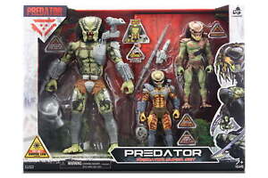 "Predator Action Figure Super Set 12"" Jungle Hunter, 7"" City Hunter, 7"" Berse