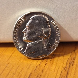 1956 D Jefferson Nickel Gem Bu Uncirculated Nice Color - Picture 1 of 8