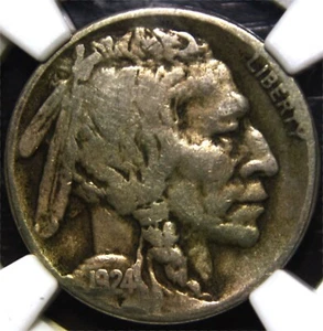 1924 S Buffalo Nickel NGC VG 10 - Picture 1 of 4