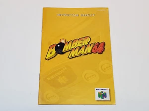 Bomberman 64 N64 Nintendo 64 Authentic Manual Only * - Picture 1 of 20