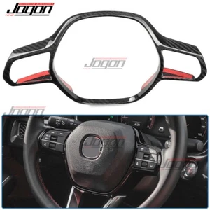 Cubierta de embellecedor de volante de carbono para Acura Integra DE4 DE5 tipo S 2023-25 - Imagen 1 de 12