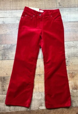 Nuevo Steve & Barry Niña Talla 6x Bootcut Cintura Ajustable Rojo Vacaciones Foto 1 de 4