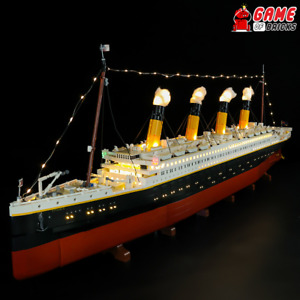 Game of Bricks LED Light Kit ONLY for Titanic 10294 (Remote + Sound Version)