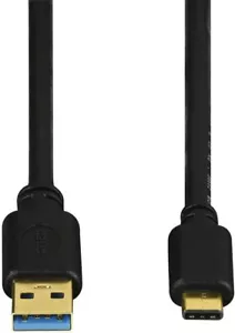 Hama 1.80 m USB-C 3.1 A Gold Plated Adapter Cable - Picture 1 of 8