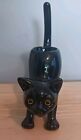 Partylite Ceramic Black Cat Tea Light Candle Holder Halloween 
