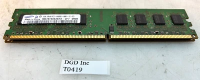 4GB 2x2GB PC2-6400 DDR2-666 SAMSUNG M378T5663EH3-CF7 Memory Kit T0419 - Image 1 of 3
