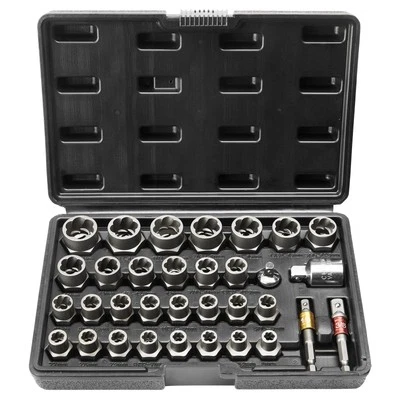 Bolt Extractor Set 29-Piece Bolt and Nut Remover Set with Storage Case - Image 1 of 4