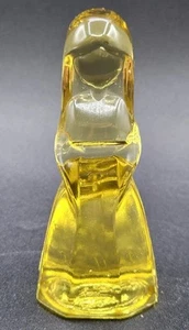Mosser Glass Jenny Doll Vi Hunter Gold Rush Yellow 1982 4.25” Figurine - Picture 1 of 7