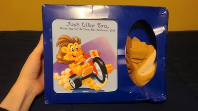 RARE NOB "Rory The Little Lion" Asthma Boxset, Lion Puppet, VHS- Baby Einstein - Image 1 of 4