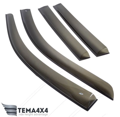 Viseras de ventana con cinta deflector protector de lluvia solar para Acura ZDX 2009-2013 Foto 1 de 4