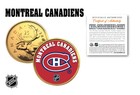 MONTREAL CANADIENS NHL Hockey 24K Gold Plated Canadian Quarter Coin * LICENSED *