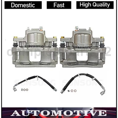 Línea de manguera de freno delantero con pinzas para Dodge Nitro 2007 2008 2009 2010 Foto 1 de 4