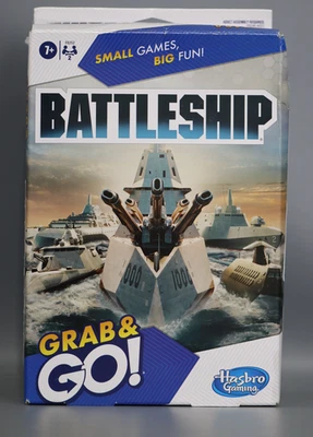 Battleship Grab and Go Game for Ages 7 and Up, Portable for 2 Players, - Image 1 of 4