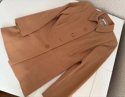 Chaqueta Balenciaga Beige Mezcla Lana Doble Pecho 38 Mujer Clásica Foto 1 de 4