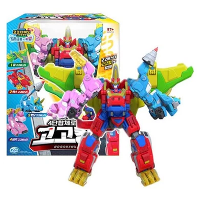 Gogo Dino Gogoking 4 Robots Combined Dinosaur Transformer Robot Toy Brand New - Image 1 of 4