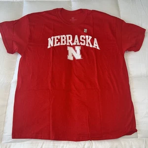 Nebraska Cornhuskers Short Sleeve Shirt Mens XL Red New NCAA Top Of The World - Picture 1 of 6