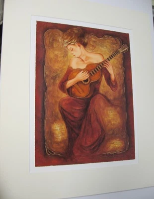 2005 Limited Signed Giclee- Angels Song By Charles Lee, No. 55/450, 23x19 Matted - Image 1 of 4