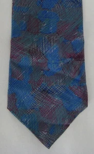 Corbata para hombre abstracta gris rojo azul - Imagen 1 de 1