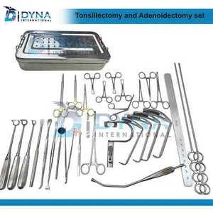 Tonsillectomy and Adenoidectomy 30 pcs kit Surgical Instruments Set with Box - Picture 1 of 9
