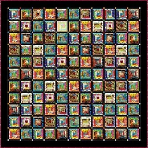 HUMPTY DUMPTY - 111"x 111"- Quilt-Addicts Pre-cut Patchwork Quilt Kit King - Picture 1 of 9