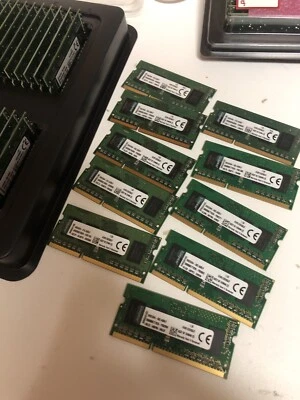 lot of 10pcs, Kingston 2GB SODIMM DDR3 1333MHz PC3-10600 Laptop Memory RAM - Image 1 of 2
