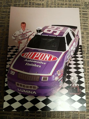 1993 RICKY CRAVEN "DUPONT" #99 NASCAR FAN CLUB POSTCARD J&J RACING CHEVY Cover