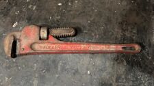 VINTAGE FULLER STRAIGHT PIPE WRENCH  STEEL 14 INCH FAST SHIPPING