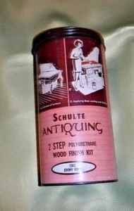 VINTAGE NEW OLD STOCK WOOD FINISH KIT EBONY GOLD SCHULTE ANTIQUING - Picture 1 of 6