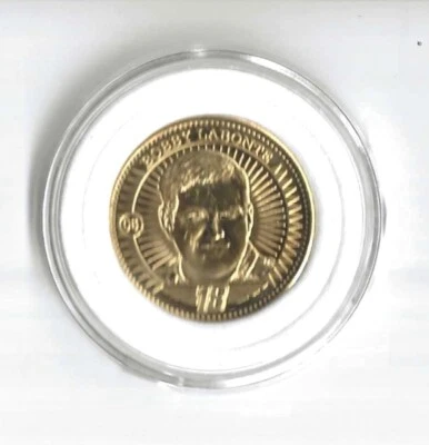 1998 Pinnacle Mint GOLD ARTIST PROOF COIN ("1 of 100") #6 Bobby Labonte - Image 1 of 2