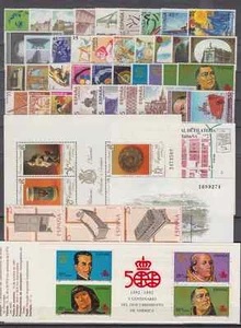 ESPAÑA AÑO 1991 COMPLETO NUEVO MNH SPAIN - EDIFIL( 3099 - 3151 ) CON HB Y CARNET - Imagen 1 de 1