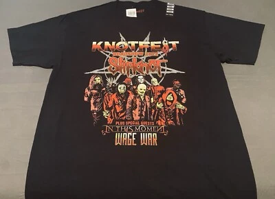 Camiseta Silpknot Knotfest Tamanho Grande Masculina Hot Topic Nova Com Etiquetas - Imagem 1 de 4